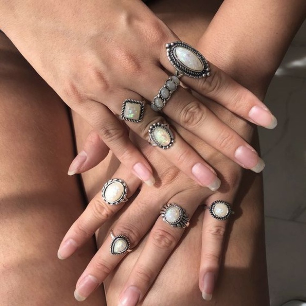 8pc Ring Set